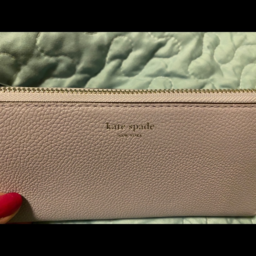 Kate Spade wallet lavender lilac purple